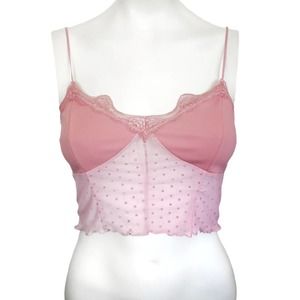Free People Pink Lace Bralette